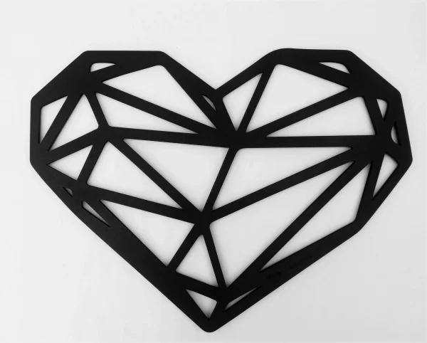 Corazón - Cuadro Decorativo de Pared | Decoración de Interiores | 50 x 39 cm | Figura Minimalista - Image 2