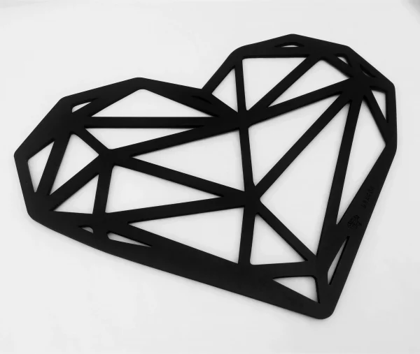 Corazón - Cuadro Decorativo de Pared | Decoración de Interiores | 50 x 39 cm | Figura Minimalista - Image 3