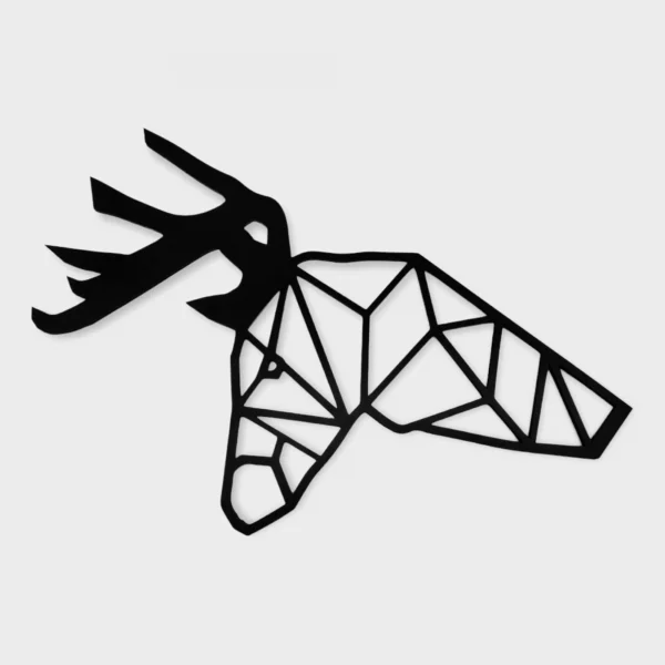 Venado - Cuadro Decorativo de Pared | Decoración de Interiores | 56 x 39 cm | Figura Minimalista - Image 2