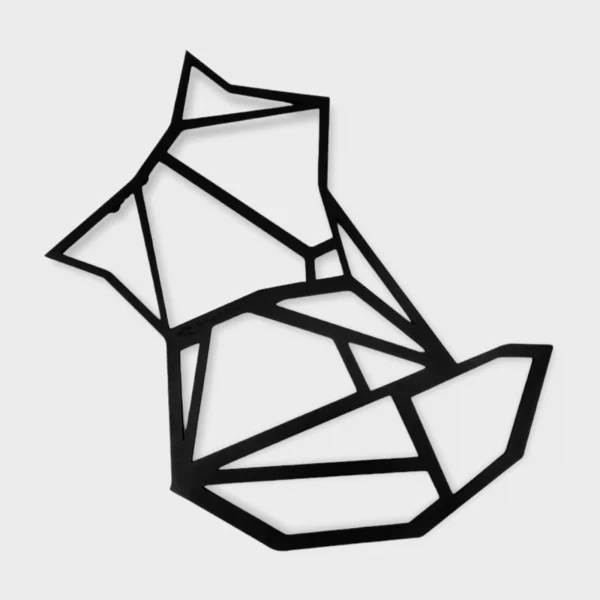 Zorro - Cuadro Decorativo de Pared | Decoración de Interiores | 45 x 38 cm | Figura Minimalista - Image 4