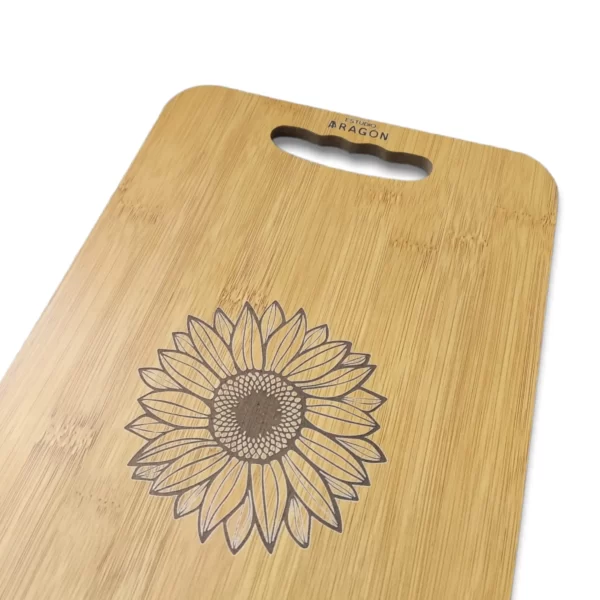 Tablas Para Picar Grabadas | 2 Pack Girasol y Mándala | 29.5 cm - Image 5