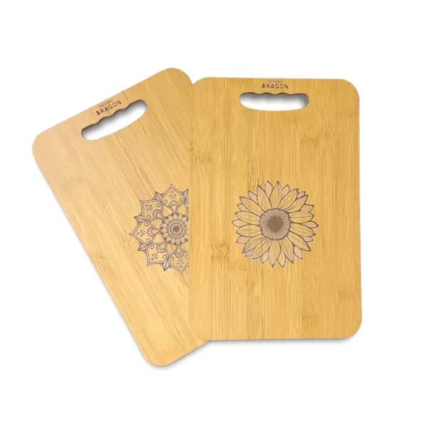 tablas de picar girasol y mandala