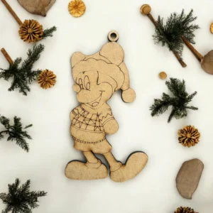 esfera mickey navidad mdf
