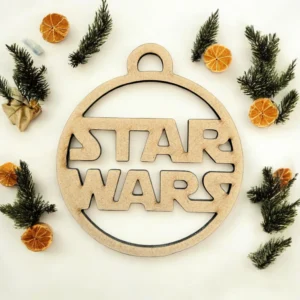 Esferas de Star Wars en MDF Para Arbol de Navidad