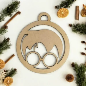 Esferas de MDF de Harry Potter Para Arbol de Navidad
