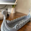 Porta Inciensos Vikingo para Decoración Elegante en Color Gris Mármol 3D - Image 3
