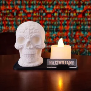 porta velas calaverita